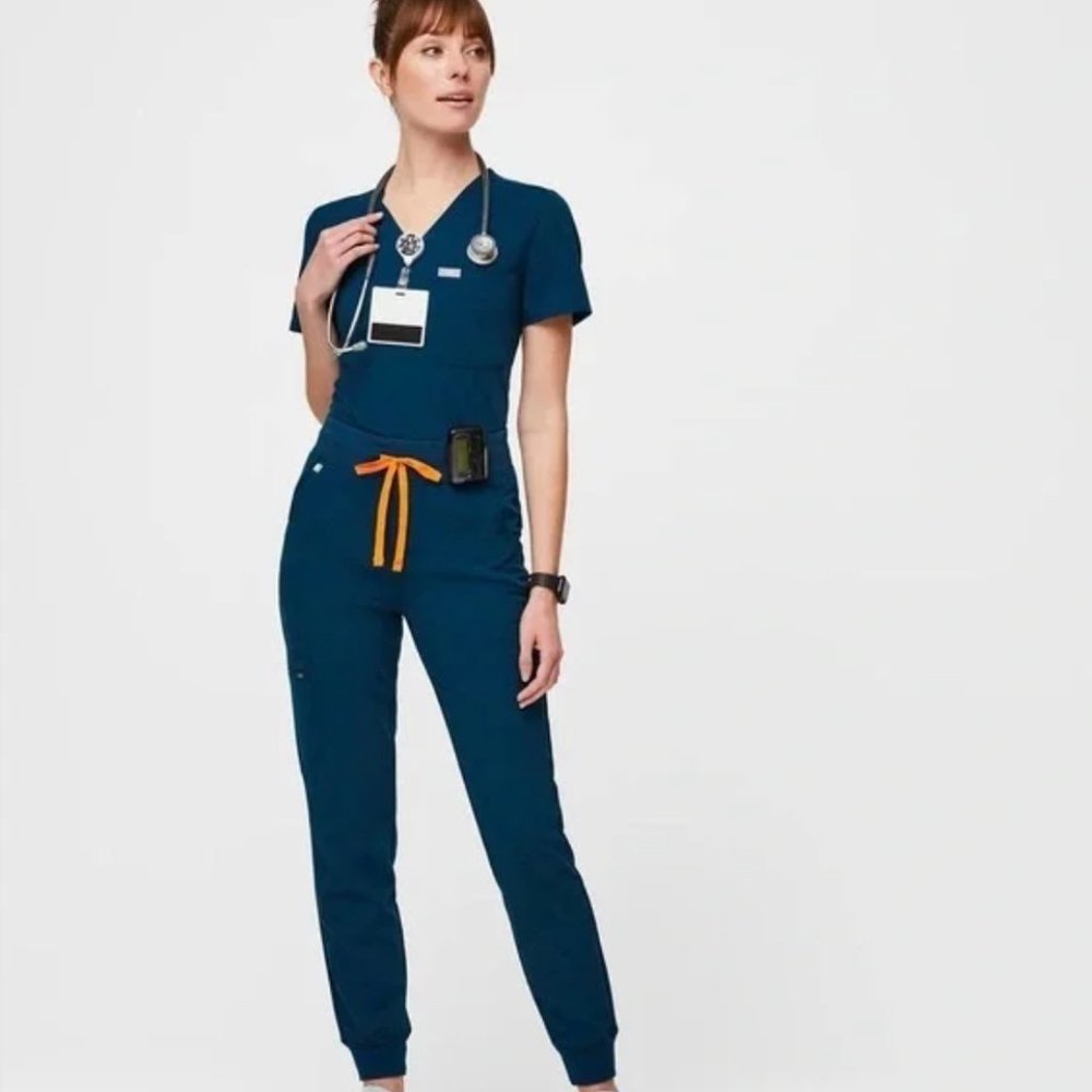 Figs Deep Reef Scrub Set Top Size Small Pants XSP